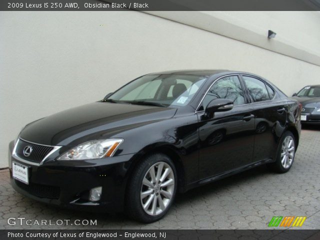 2009 Lexus IS 250 AWD in Obsidian Black