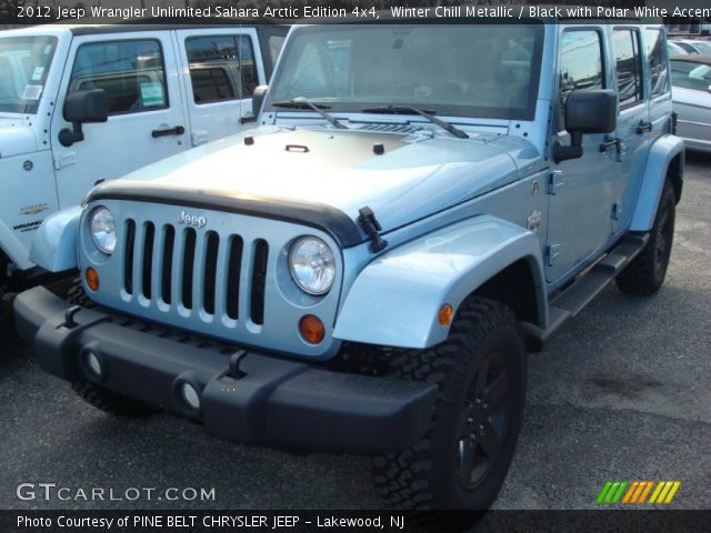 2012 Jeep Wrangler Unlimited Sahara Arctic Edition 4x4 in Winter Chill Metallic