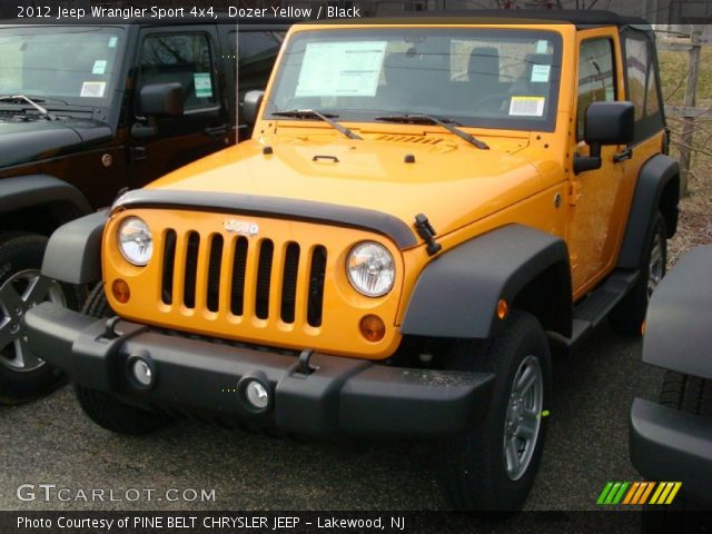 2012 Jeep Wrangler Sport 4x4 in Dozer Yellow