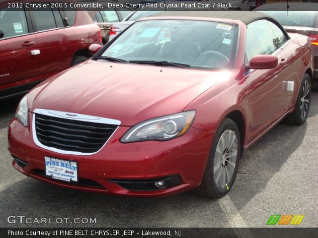 2012 Chrysler 200 S Convertible in Deep Cherry Red Crystal Pearl Coat