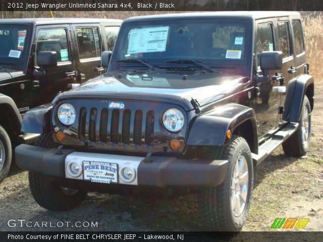 2012 Jeep Wrangler Unlimited Sahara 4x4 in Black