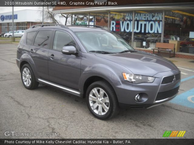2010 Mitsubishi Outlander SE 4WD in Graphite Gray Pearl