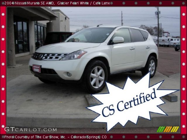 2004 Nissan Murano SE AWD in Glacier Pearl White