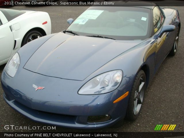 2012 Chevrolet Corvette Coupe in Supersonic Blue Metallic