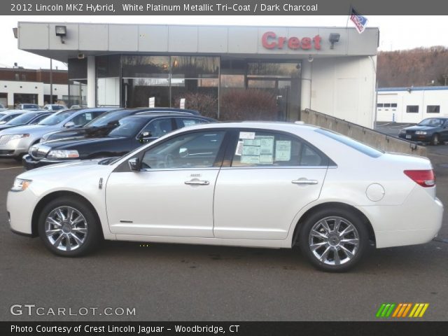 2012 Lincoln MKZ Hybrid in White Platinum Metallic Tri-Coat