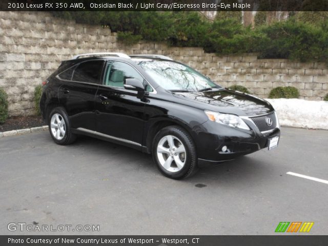 2010 Lexus RX 350 AWD in Obsidian Black