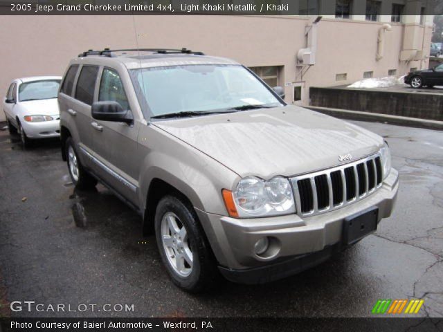 2005 Jeep Grand Cherokee Limited 4x4 in Light Khaki Metallic