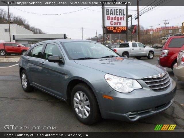 2010 Chrysler Sebring Touring Sedan in Silver Steel Metallic