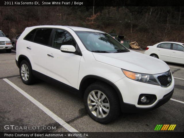 2011 Kia Sorento EX in Snow White Pearl