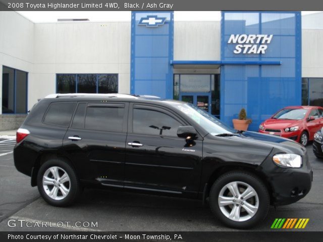 2008 Toyota Highlander Limited 4WD in Black