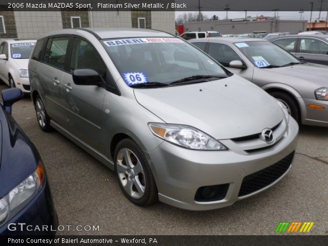 2006 Mazda MAZDA5 Sport in Platinum Silver Metallic