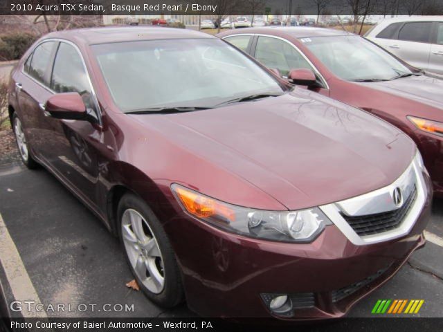 2010 Acura TSX Sedan in Basque Red Pearl