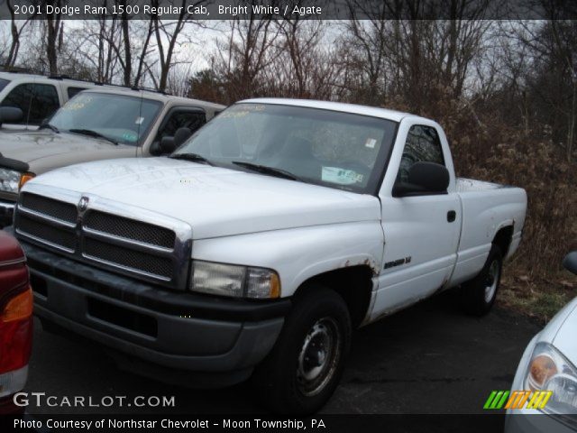 Bright White 2001 Dodge Ram 1500 Regular Cab Agate