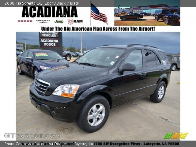 2008 Kia Sorento LX in Ebony Black