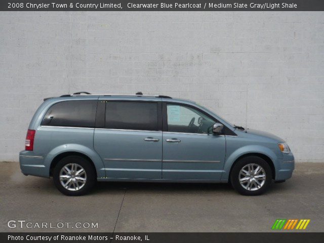 2008 Chrysler Town & Country Limited in Clearwater Blue Pearlcoat