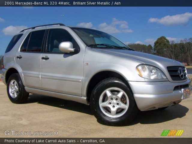 2001 Mercedes-Benz ML 320 4Matic in Brilliant Silver Metallic
