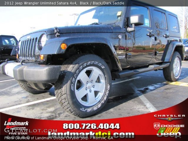 2012 Jeep Wrangler Unlimited Sahara 4x4 in Black