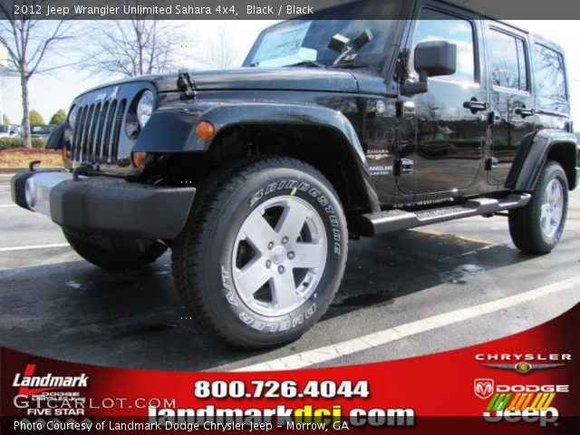 2012 Jeep Wrangler Unlimited Sahara 4x4 in Black