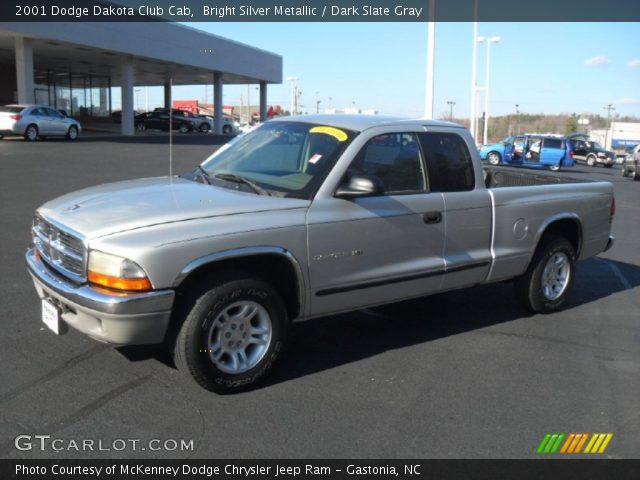 2001 Dodge Dakota Club Cab in Bright Silver Metallic