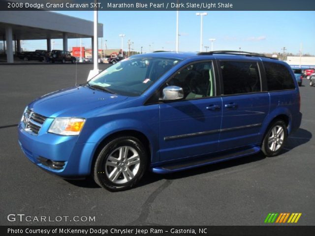 2008 Dodge Grand Caravan SXT in Marathon Blue Pearl