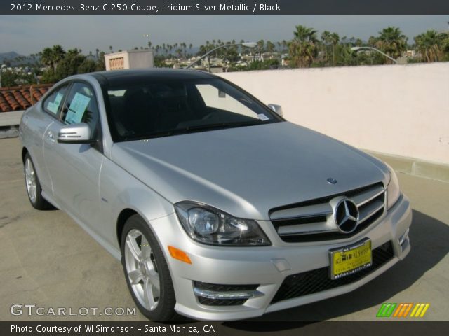 2012 Mercedes-Benz C 250 Coupe in Iridium Silver Metallic