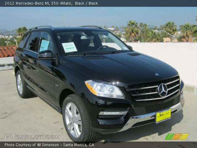 2012 Mercedes-Benz ML 350 4Matic in Black