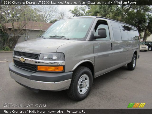 2010 Chevrolet Express LT 3500 Extended Passenger Van in Graystone Metallic