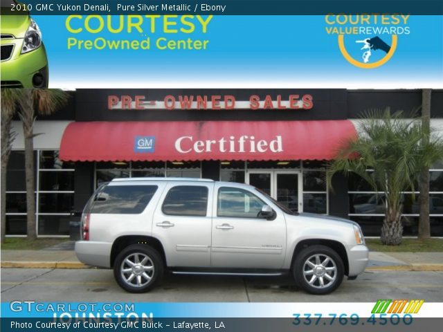 2010 GMC Yukon Denali in Pure Silver Metallic