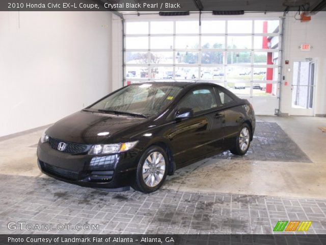 2010 Honda Civic EX-L Coupe in Crystal Black Pearl