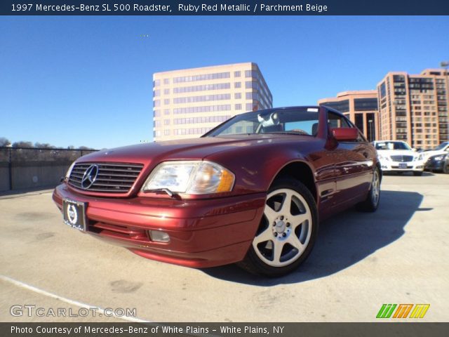 1997 Mercedes-Benz SL 500 Roadster in Ruby Red Metallic