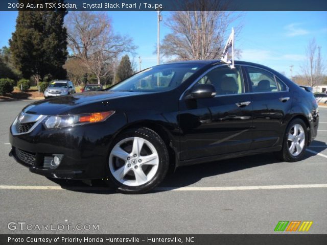 2009 Acura TSX Sedan in Crystal Black Pearl