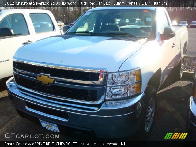 2012 Chevrolet Silverado 2500HD Work Truck Regular Cab in Summit White