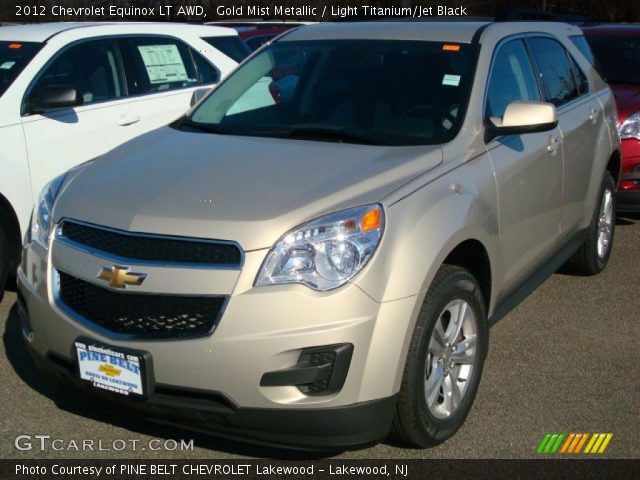 2012 Chevrolet Equinox LT AWD in Gold Mist Metallic