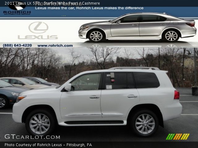 2011 Lexus LX 570 in Starfire White Pearl