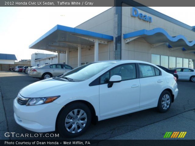 2012 Honda Civic LX Sedan in Taffeta White
