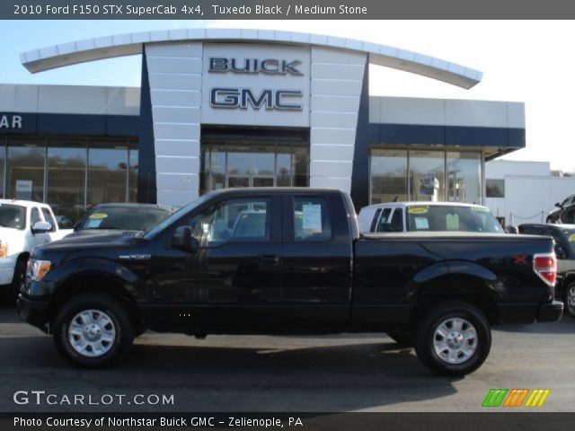 2010 Ford F150 STX SuperCab 4x4 in Tuxedo Black