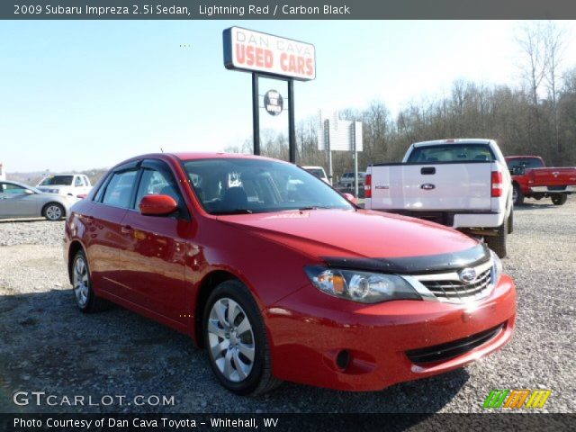 2009 Subaru Impreza 2.5i Sedan in Lightning Red