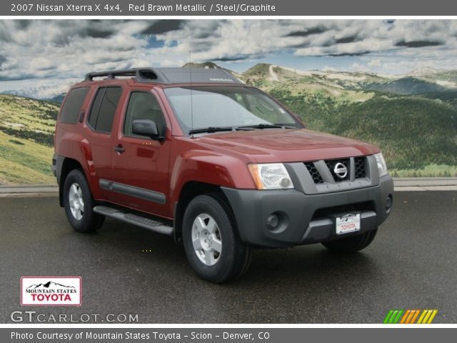 2007 Nissan Xterra X 4x4 in Red Brawn Metallic