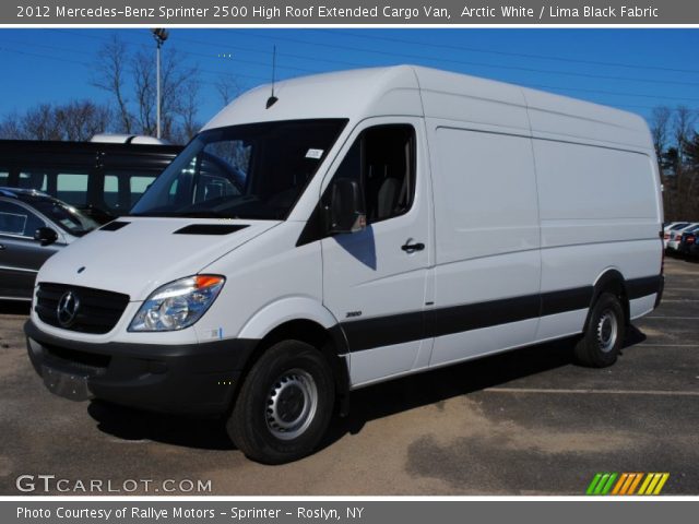 2012 Mercedes-Benz Sprinter 2500 High Roof Extended Cargo Van in Arctic White