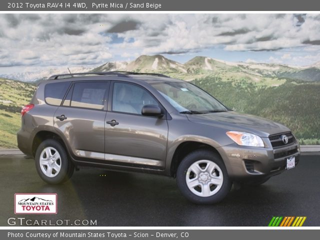 2012 Toyota RAV4 I4 4WD in Pyrite Mica