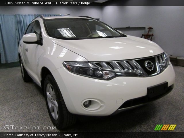 2009 Nissan Murano SL AWD in Glacier Pearl