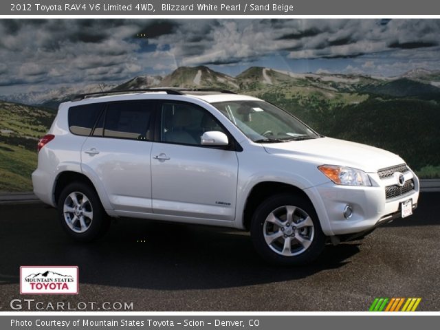 2012 Toyota RAV4 V6 Limited 4WD in Blizzard White Pearl