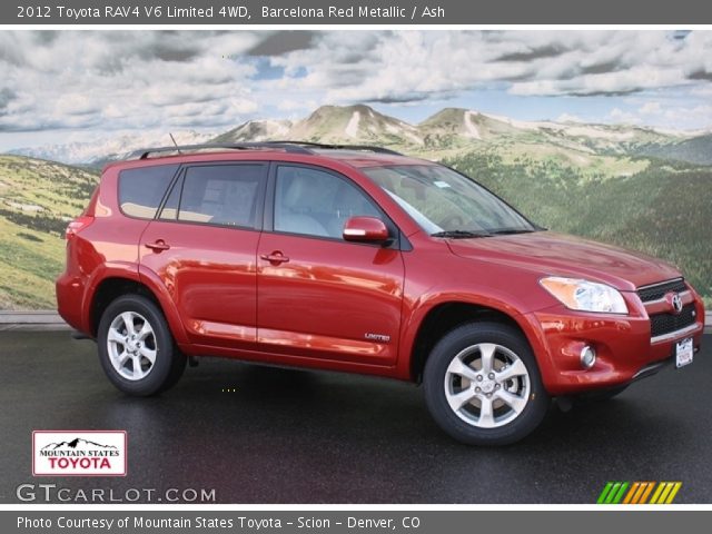 2012 Toyota RAV4 V6 Limited 4WD in Barcelona Red Metallic