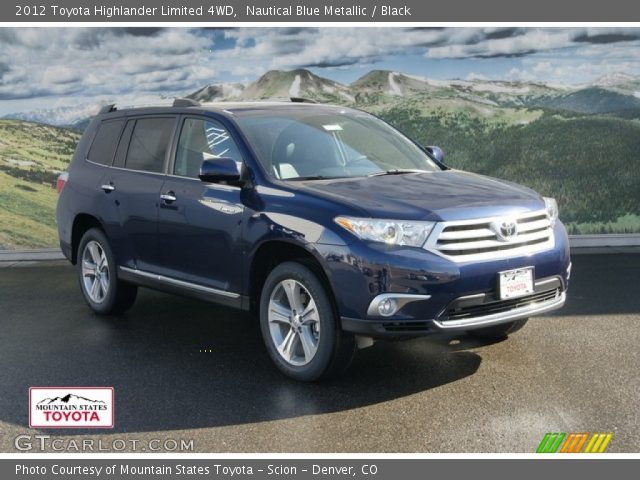 2012 Toyota Highlander Limited 4WD in Nautical Blue Metallic