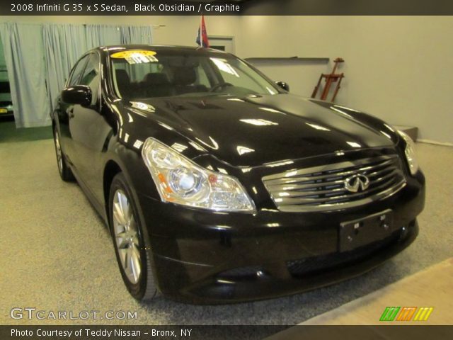 2008 Infiniti G 35 x S Sedan in Black Obsidian