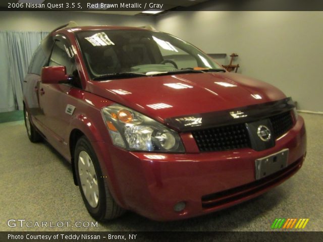 2006 Nissan Quest 3.5 S in Red Brawn Metallic