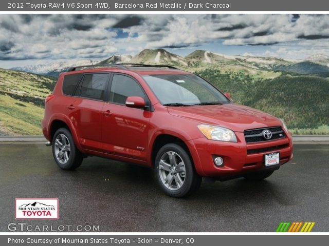 2012 Toyota RAV4 V6 Sport 4WD in Barcelona Red Metallic