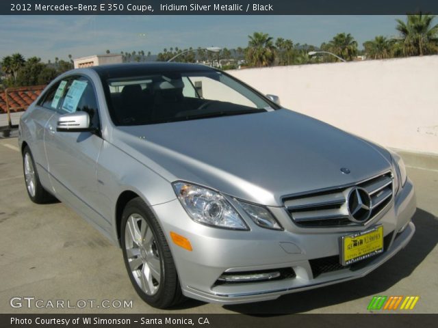 2012 Mercedes-Benz E 350 Coupe in Iridium Silver Metallic