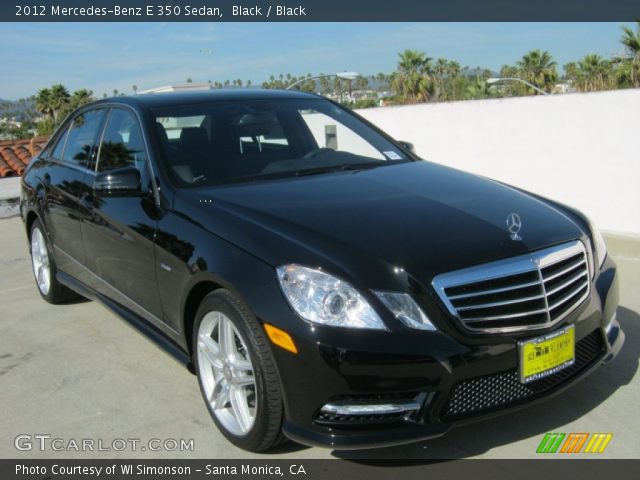 2012 Mercedes-Benz E 350 Sedan in Black