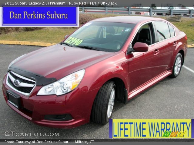 2011 Subaru Legacy 2.5i Premium in Ruby Red Pearl